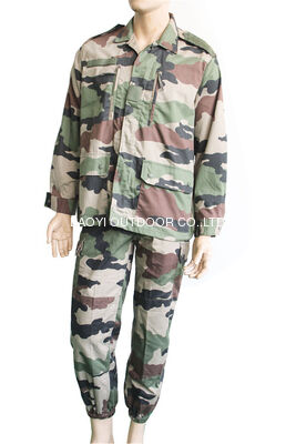 Buy Functional French Military Uniform Collared Jacket and Trousers for Outdoor Activities online manufacture