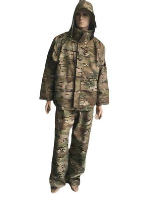 Buy Outdoor Fleece Tactical Military Jacket And Pants With Hood Waterproof Laminated Fabric online manufacture