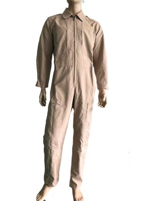 Buy Durable material One Piece Tailored Solutions Khaki Fireman Uniform Fireproof Work Uniform Safety Flame Retardant Suit Military Uniform Clothing For Fire Rescue Laboratory, Fireman Uniform online manufacture