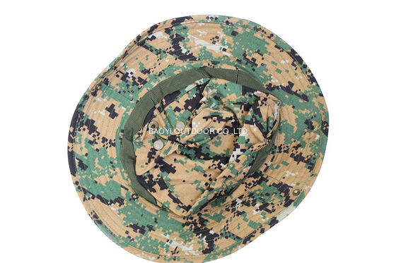 Buy Camouflage tactical Caps Jungle Bucket Boonie Hats With Strings online manufacture