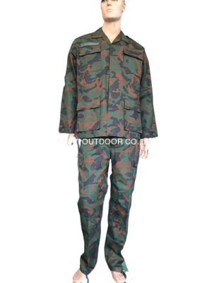 Buy Woodland Camo Functional BDU tactical Uniform For Combat And Outdoor Activities online manufacture