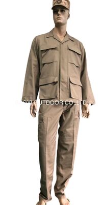 Buy Khaki tactical BDU Uniform Set For Combat And Outdoor, Combat,  Hunting online manufacture
