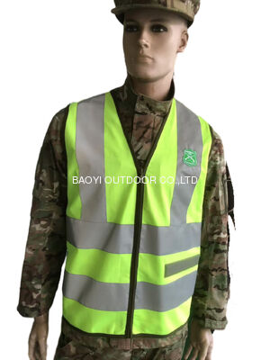 Buy Men Polyester Yellow Reflective Tactical  Vest For Chile Construction Warning online manufacture