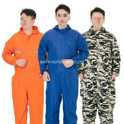 Buy Industrial One Piece Work Clothes Blue Coverall Labor Protection Clothing Dust Proof For Men online manufacture