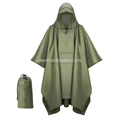 Buy Polyester PU Coating tactical Raincoat online manufacture