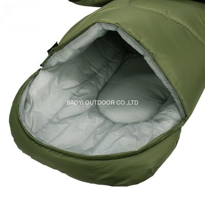 Buy Adult Thermostatic Waterproof Sleeping Bag Cold Resistant 190T for Mountaineering online manufacture