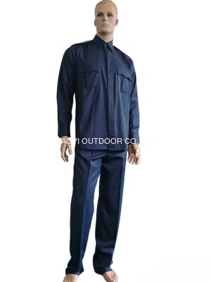 Αγορά Γαλάζια στρατιωτική στολή 45 μαλλί 55 πολυεστέρα με ίσια παντελόνια online manufacture