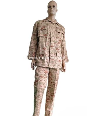 Buy Tactical BDU tactical Uniform Camouflage Combat Uniform 65 Polyester 35 Cotton Blend online manufacture