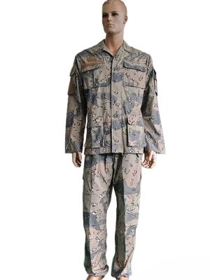 Buy Outdoor Workwear Tactical 6 Pockets Camouflage BDU Military Uniform 65 Polyester 35 Cotton online manufacture