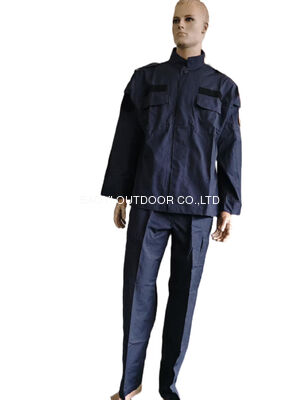 Buy tactical Uniform Clothing Dark Blue tactical Uniform with Secure Pockets for Safe and Easy Retrieval of Essential Gear tactical Uniform Clothing online manufacture