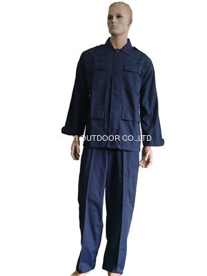 Buy Classic Style BDU tactical Uniform In Navy Blue tactical Outfit For Men online manufacture
