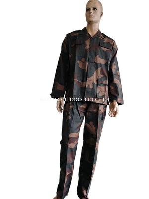 Buy BDU tactical Uniform Camo Jacket And Pants Set 65 35 Poly Cotton Tactical Workwear For Men online manufacture