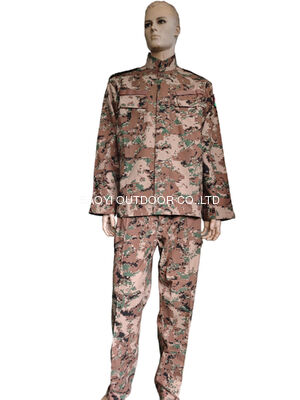 Buy Digital Camouflage tactical Training Uniform Set In NC 50 50 Rip Fabric tactical Uniform Clothing online manufacture