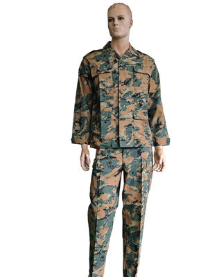 Buy Tactical BDU Field Uniform Digital Woodland Camo Ripstop Cotton For Outdoor Hunting BDU Military Uniform online manufacture