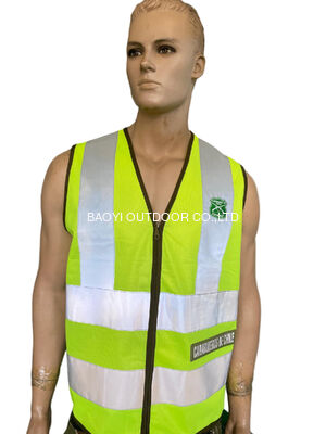 Buy Yellow Safety Vest With High Visibility Reflective Strips Tactical Vest online manufacture