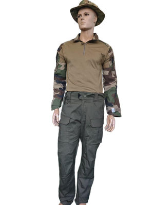 kopen Gevechtspak Camouflage Tactische training Pak Kikkersjas Gevechtsbroek Snelle droge camouflage Gevechtshemd Tactische kleding Ripstop Uniform online manufacture