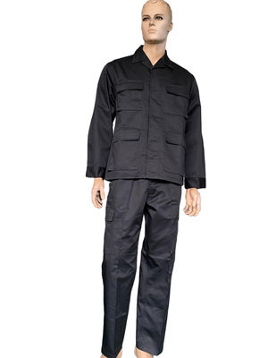 Buy Black Ceremonial Uniform Set Casual Comfortable Top With Pants 45 Wool 55 Polyester Material online manufacture