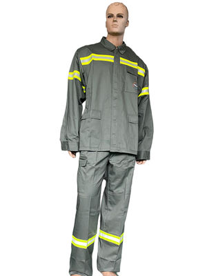 Buy Security Uniform Firefighting Suit With Reflective Tapes For Men Buttons And Velcro Jacket And Pants Standard Firefighting Uniform online manufacture