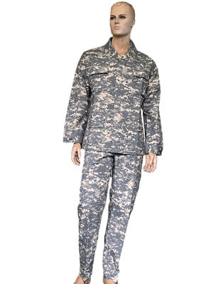 Buy Men's BDU Field Ripstop Safety Uniform Desert Camo Shirt And Pants Tear Resistant Combat Digital Camo Training Suit Set online manufacture